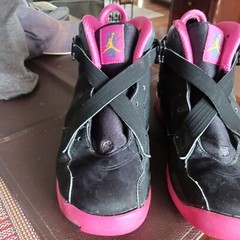 Pink And Black Air Jordan Retro Size 5.5