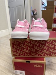 Vans Knu Skool Checkerboard Pink White VN000D2T2W0 Size 7Y Kids