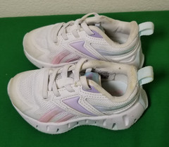 Reebok Zig Dynamica White Teal Pink Comfort Casual Sneakers Toddler Size 6