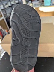 Ugg Kids Sport Yeah Black Platform Slide Sandals W Box Size 1 Comfortable & Styl