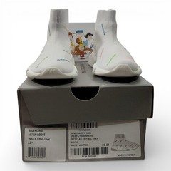 Balenciaga Youth White Multi Logo Speed Sock Sneakers Size EU 23 24 NWB 0003