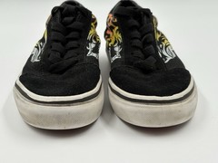 Vans Classic Old Skool Ferocious Flame Racing Sneakers Kids Size 1, Gently Used