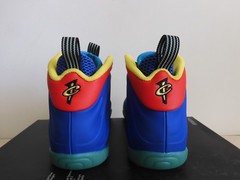 Nike Little Posite One Foamposite (Gs) Game Royal Blue-Yellow Sz 6Y [DQ0376-400]