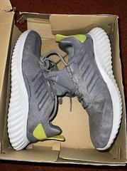 Adidas Alphabounce CR j Boys Shoes Size 6 Grey/Neo