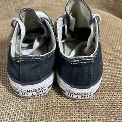 Converse All Stars Canvas Classic Black Lo Top Youth Kids Size 12