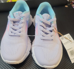 Reebok Zig Dynamica 2 ALT Kids Sneakers Lavender Blue Pink Mesh 11.5T Lace Up