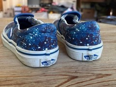 Barely Worn Vans Kids‘ Classic Galactic Glow In The Dark Slip-On Sneaker Kids 1