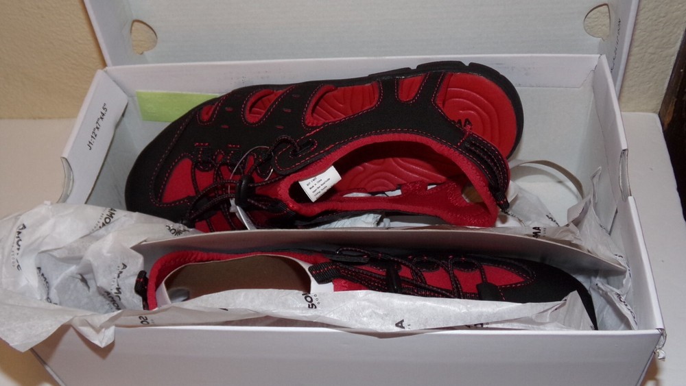 Sonoma Size 5 Bixtonn Water Friendly Hiking Sandals Red New in Box Boys Youth
