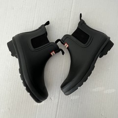 Hunter Kids Original Chelsea Rain Boots 3 Boys 4 Girls Waterproof Rubber Ankle