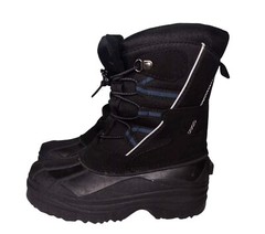 Magellan Thinsulate 3M Water Resistant Boots Kids Size 3 Black Outdoor Winter