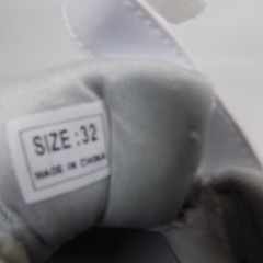 Fashion Roller Skate Sneakers Wheels Little Kids Shoes Sz 1.0 EU 32 White AL9739