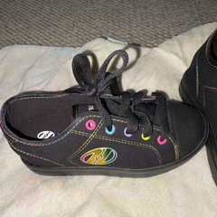 Heelys Black Pink Multicolor Kids Sneaker with Wheels UK Size 13