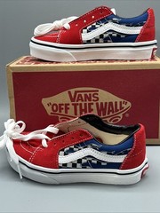 Vans Shoes Sk8-low Reflect Check Flame Multi Model VN0A7Q5L448