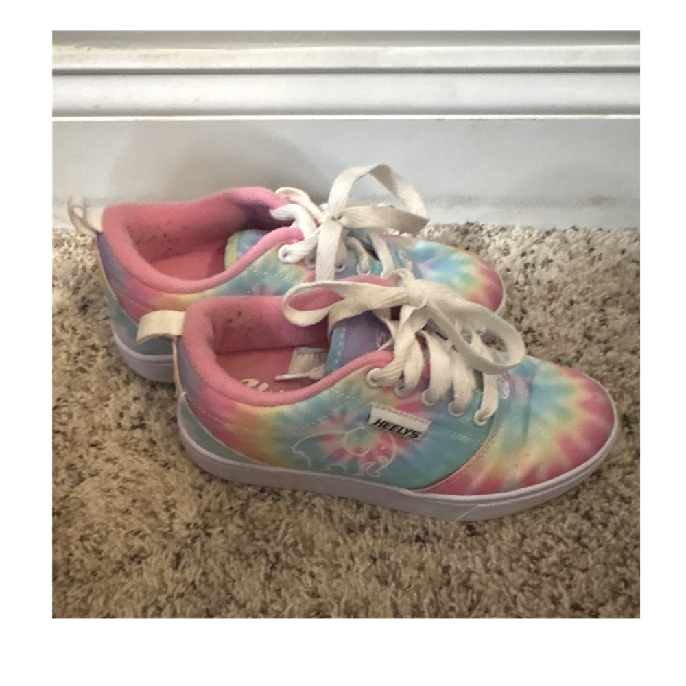 Heelys Pro 20 Prints IV Ella Tie Dye Wheeled Sneakers Kids US yth 2 EU 33