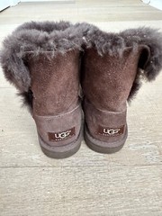 UGG Brown Sheepskin & Suede Fur-Lined Boots