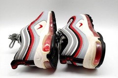 Size 5Y (GS) – Nike Air Max 97 Low Wolf Grey Red – GOOD CONDITION NO BOX