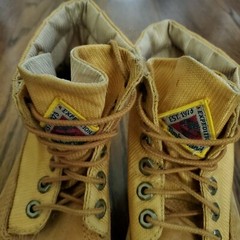 Timberland Expedition Nubuck Leather Boots Tan Junior Boys 4m Womens 5.5 GS
