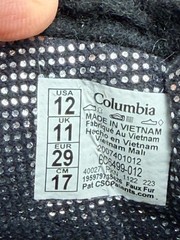 Columbia Youth Boys Bugaboot Celsius Waterproof Winter Boots Shark Indigo Sz. 12