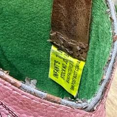 Dan Post Youth – Size 7.5M – Tan / Pink John Deere Cowboy Boots JD1185