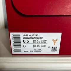 Nike Kobe V Protro Year of the Mamba Eggplant Black Metallic Gold 6.5