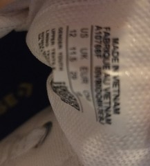 Converse Chuck Taylor All Star Kids High Top Sneakers Construction White US 12