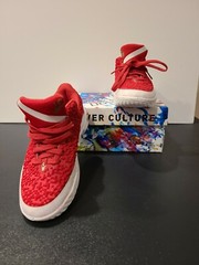 Red Crossover Culture SNIPER sneaker K LO LP Youth Size 4