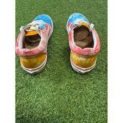 Vans Old Skool Tie Dye Multi Color Low Top Skate Shoes US Juniors 4.0