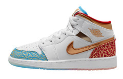 Jordan 1 Mid Sneaker School NC To Chicago GS – FB2212-100 MT