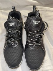 Reebok Durable XT Black/Silver/White Unisex Kids Athletic Sneakers Shoes US 5