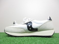 Saucony Trainer 80 Youth Size 3.5 Medium M White Beige Black Sneakers S70884-9