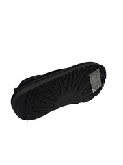 UGG Kid’s Ultra Stretch Cuff Black Suede Slippers 1157702K
