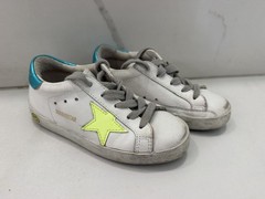 Golden Goose Superstar Kids Sneakers Size 27 (10 US) White Leather