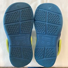 Joybees Active Clogs Water Shoes Unisex Kids Size 10/11 Blue Green Slip-on