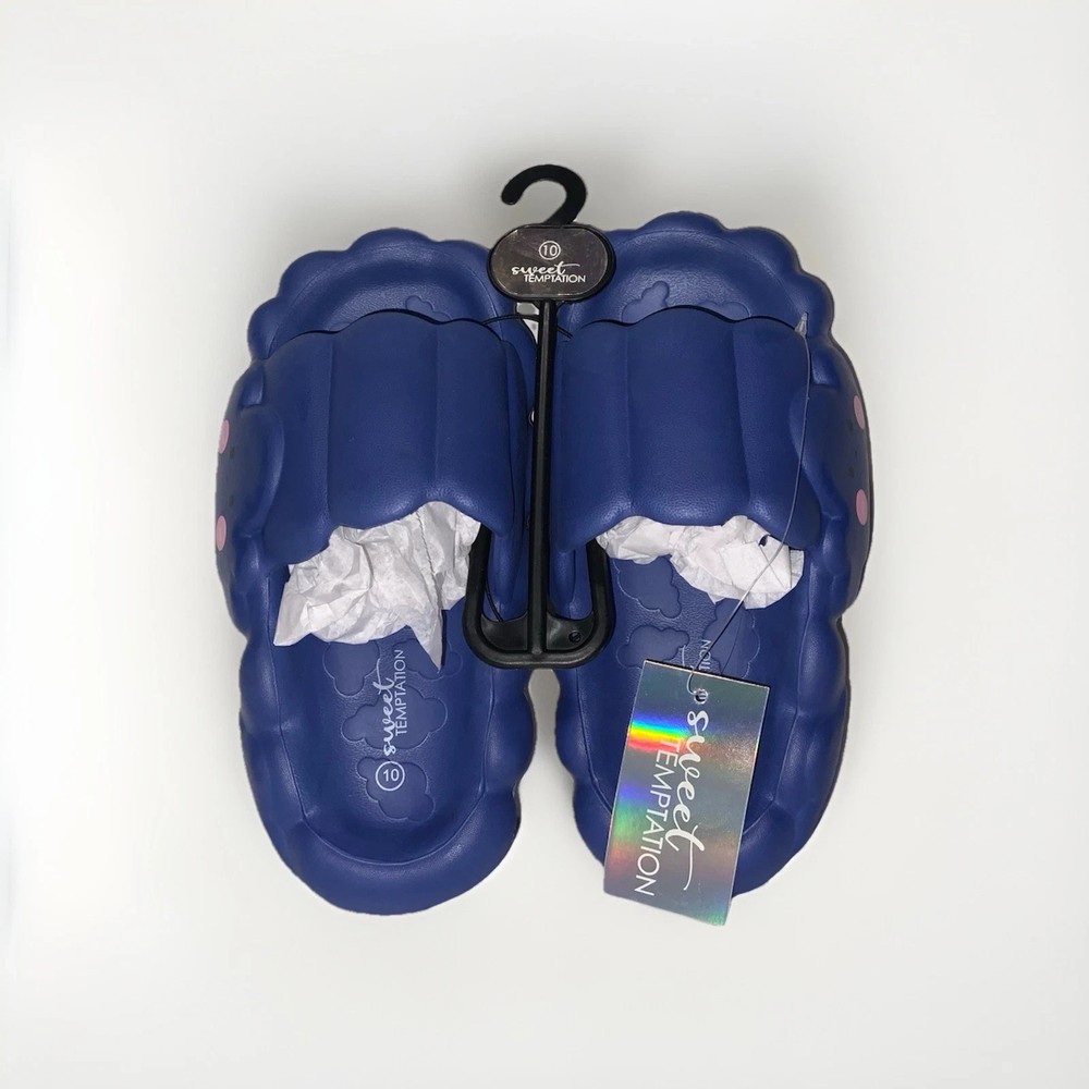 Sweet Temptation Cloud Slides Kids Slippers Choose Pink Blue New no box
