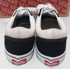 Vans Old Skool Kids Size US Size 1 Butterfly Black White Pink Checkerboard