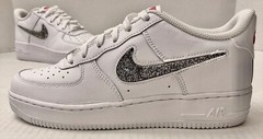 Nike Air Force 1 LV8 GS Glitter DC9651-100 White (Youth Kid’s 6.5y) No Box