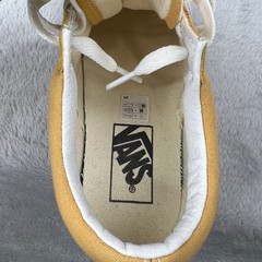Vans Old Skool Suede Canvas Sneakers Size 4.5 Yellow Kids Skate Classic Shoes