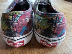 Vans x Marvel Kids Authentic sneakers comic book character Size Kids 2.5