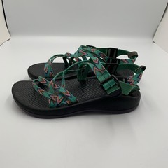 Chaco Youth ZX1 Ecotread Sports Sandals Mint Leaf Green Aztec Size 4