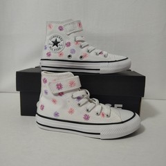 Converse Chuck Taylor All Star High Top Easy On Youth 11 White/Jellyfish Jitter