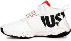 Nike Team Hustle D 8 JDI (PS) Mid Just Do It White Kids Size 4.5Y – (AQ9976-100)