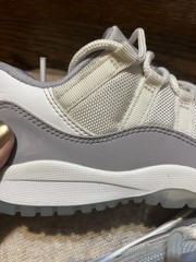 Nike Air Jordan 11 Retro Low BP Cement Grey Size 1.5 Kids Unisex Sneakers
