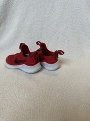 Nike Kids Flex Runner Red 10C Slip On Light Weight Breathable No Lace