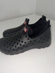 Hunter Black Original Lightweight Outdoor Water Shoes Kids Sz 2.5 S082