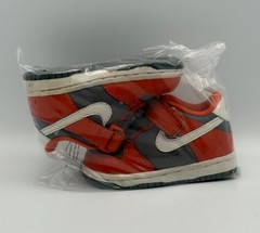 Nike Dunk Low Cement Grey Team Orange TD 311535-016 Baby Toddler Sneaker Size 3C