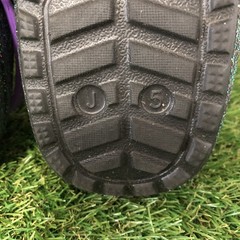 Crocs Classic Lined Clogs Black Purple Sparkles Size J5 JUNIOR