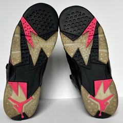Nike Air Jordan Retro 7 Black/Hyper Pink 442960-018 Youth Size 6.5 Womens Size 8