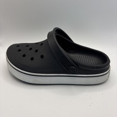 Crocs W5 M3 Unisex Off Court Black Clogs Slip On Black Classic