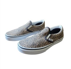 NWOT Vans Classic Slip-On Leopard Print Skate Shoes Women’s 5.5 EU 37 Canvas