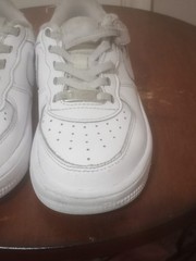 Nike Air Force Low Easyon ‚Triple White ‚Toddler Sneakers FN0237-111 Sz. 11C